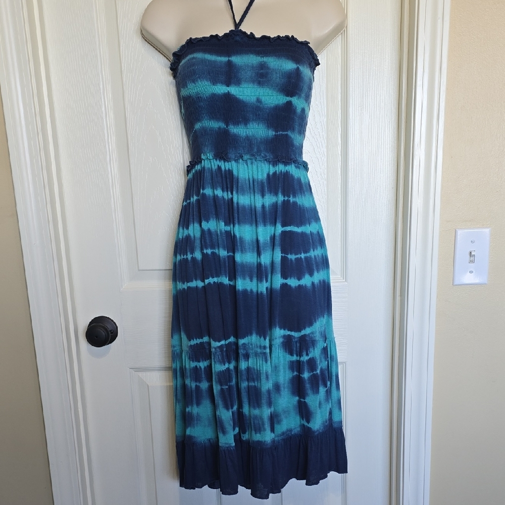 Elegant Teal Strapless Dress